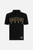 Polo Nera Con Inserti Black-Gold
