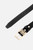 Cintura Con Fibbia Logata Black-Gold