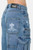 Pantaloncini Jeans Cargo Mid Blue