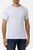 T-Shirt Manica Corta Con Bande Laterali White-Gold