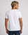 T-Shirt Manica Corta Con Bande Laterali White-Gold