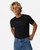 T-Shirt Manica Corta Nera