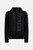 Felpa Cappuccio Full Zip Nera Logo
