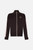 Felpa Collo Alto Full Zip Chocolate Fondant