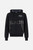Felpa Zip Cappuccio Black Titanium