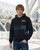 Felpa Zip Cappuccio Black Titanium