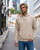 Felpa Cappuccio Grunge Over Warm Blank