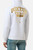 Felpa Cappuccio Logo White-Gold