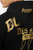 Felpa Logo Nera E Oro Con Cappuccio E Zip
