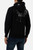 Felpa Logo Nera e Titanio Con Cappuccio E Zip