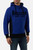 Felpa Logo Cyber Blue Con Cappuccio E Zip