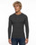 Maglione A Coste Anthracite Mel