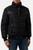 Giacca Imbottita A Collo Alto Con Inserti Logati Black-Black
