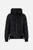 Giacca Imbottita Logata Con Dettagli Tono Su Tono Black-Black
