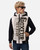 Gilet Imbottito Logato Con Dettagli Oro Warm Blank-Black