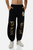 Pantalone Lungo Baggy Nero E Oro