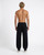 Pantalone Lungo Baggy Nero E Oro
