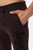 Pantalone Slim Fit Con Logo Chocolate Fondant