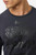 T-Shirt Anthracite E Nera A Manica Lunga Con Stampe
