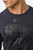 T-Shirt Anthracite E Nera A Manica Lunga Con Stampe