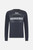 T-Shirt Anthracite-Titanium A Manica Lunga Con Stampe