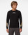 T-Shirt Nera e Oro A Manica Lunga Con Stampe