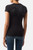 T-Shirt Nera Con Strass Black