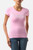 T-Shirt Rose Con Strass