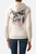 Felpa Graficata Warm Blank-Rose Con Cappuccio