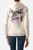Felpa Graficata Warm Blank-Rose Con Cappuccio