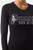 T-Shirt Manica Lunga Graficata Nera E Titanio