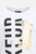 T-Shirt Manica Lunga Bianca E Oro