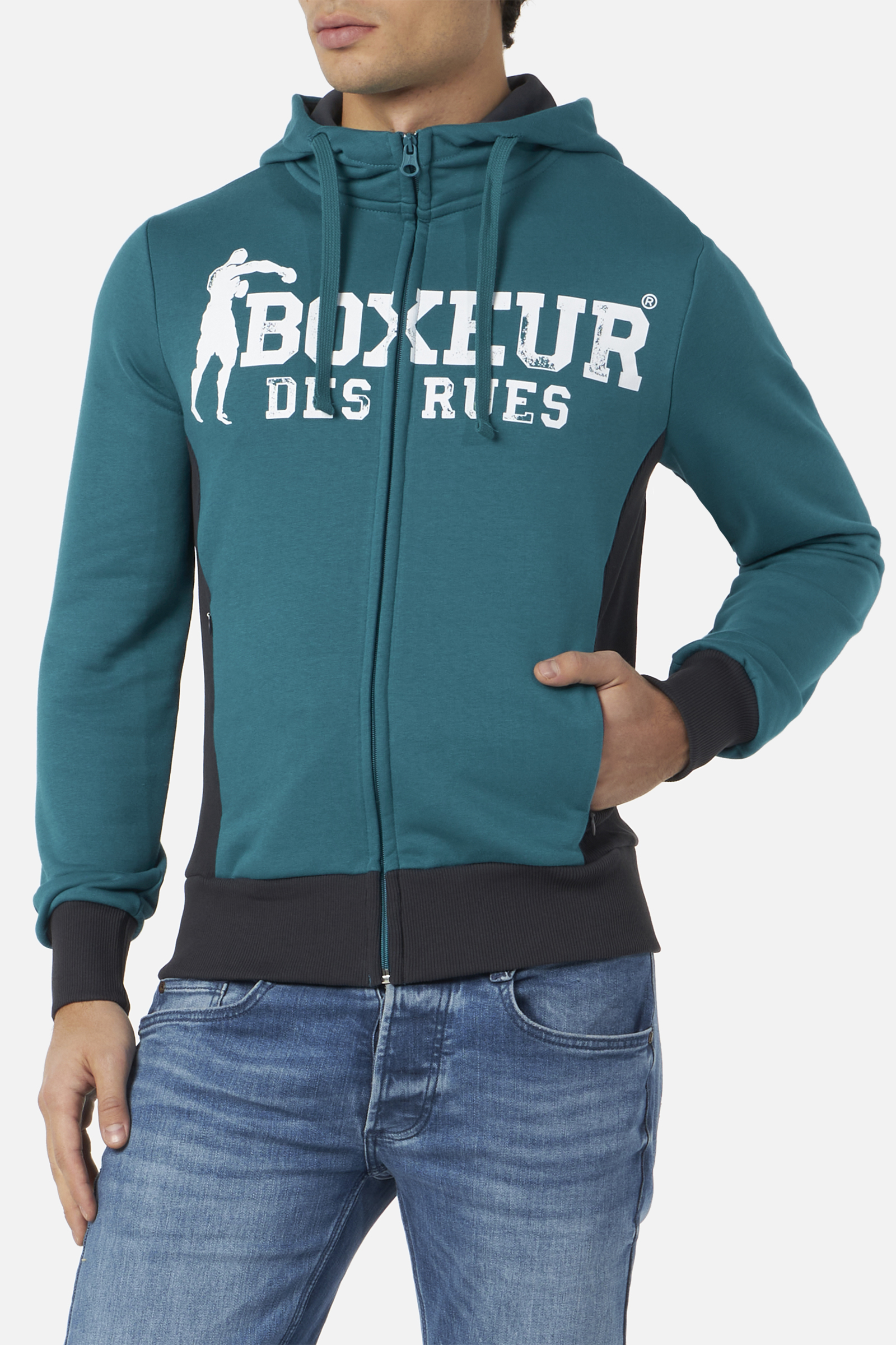 boxeur des rues zip hoodie