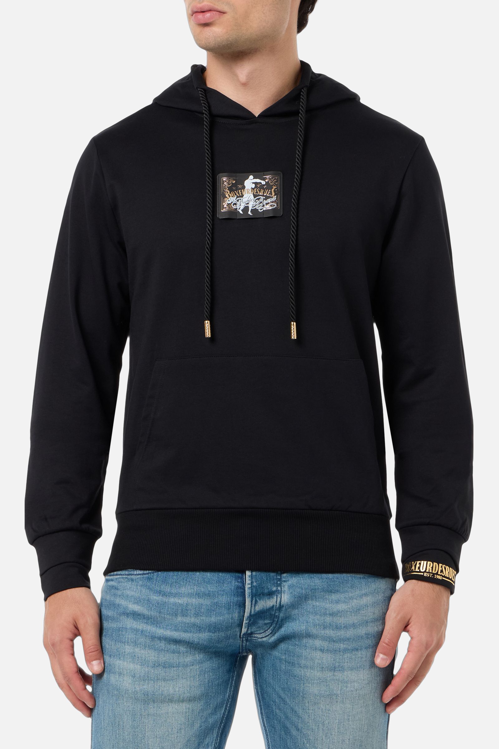 Ri---cha購入❌ Felpa da Uomo Stretch Con Cappuccio E Zip Intera C-Tech