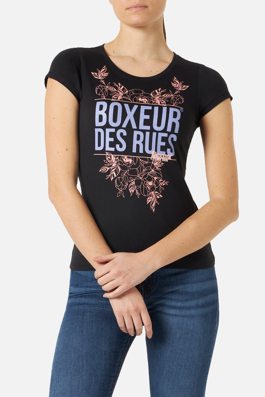 Buy Boxeur Des Rues women sportswear fit short sleeve front logo