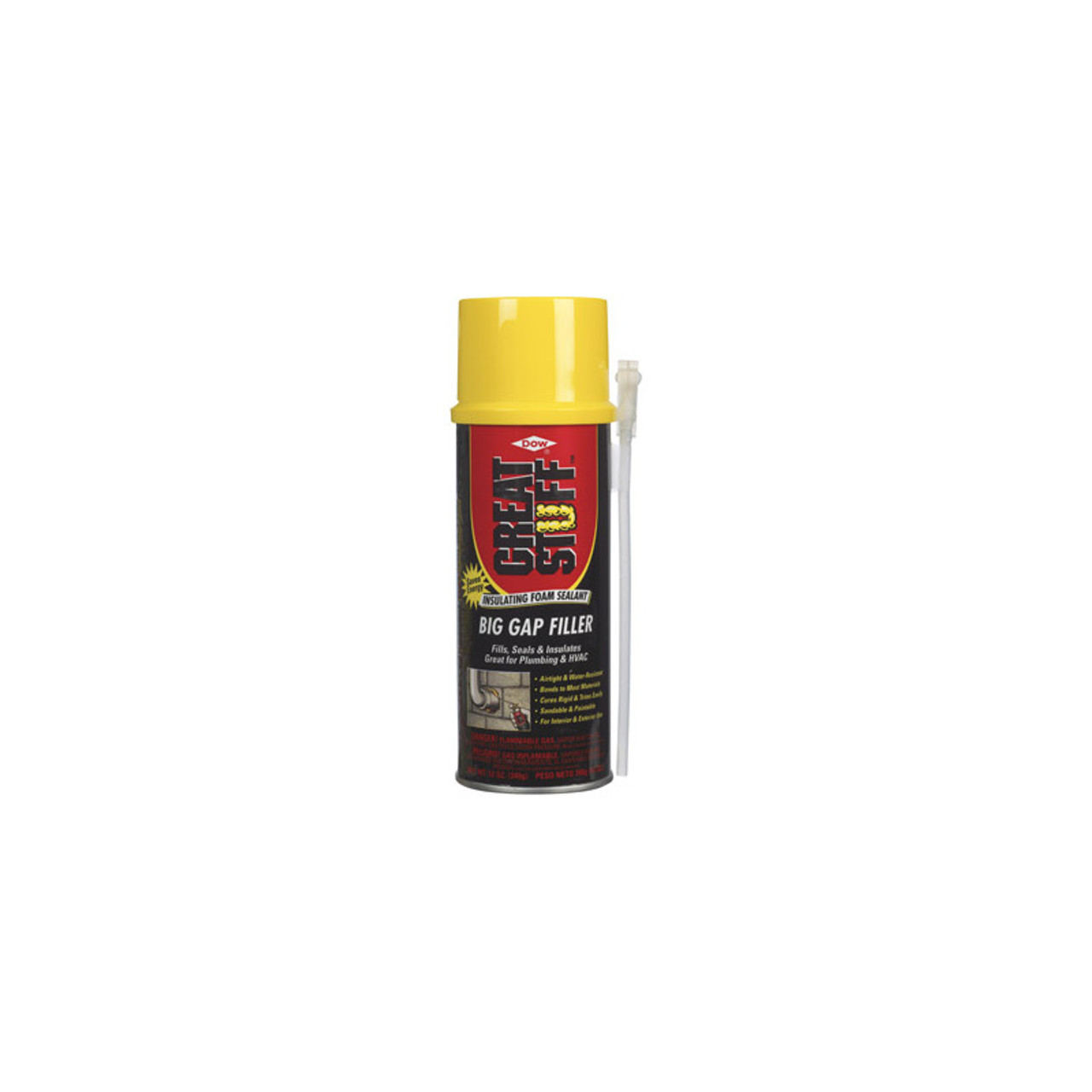 No.57 Expanding Foam, Aerosol, 12 oz Paintable Brand Great Stuff