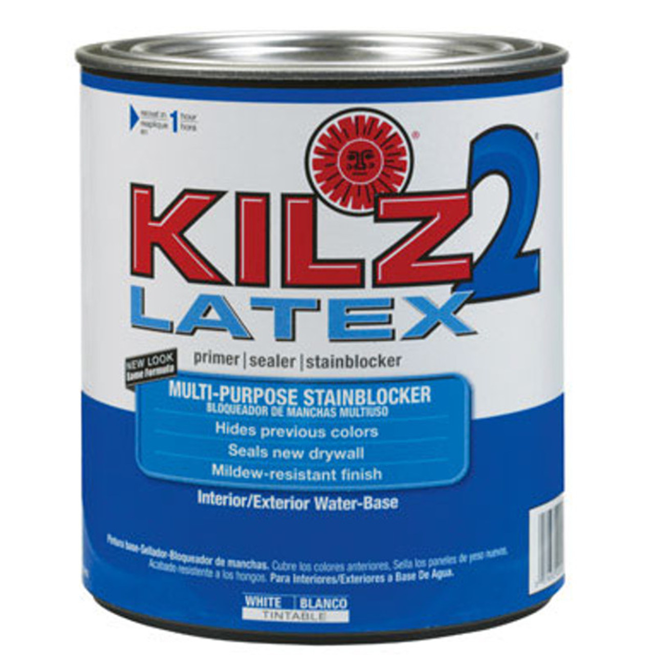 Latex Stainblocking Primer Interior/Exterior Quart Brand Kilz 2 No
