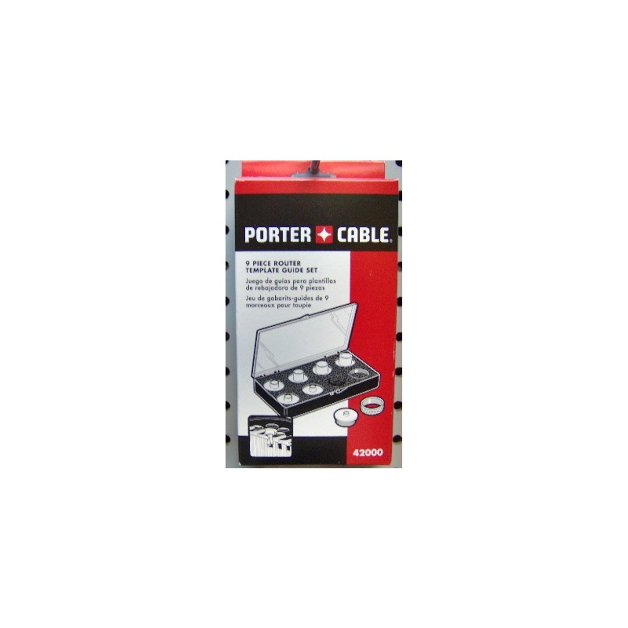Porter-Cable 42000 9 Piece Router Template Guide Kit
