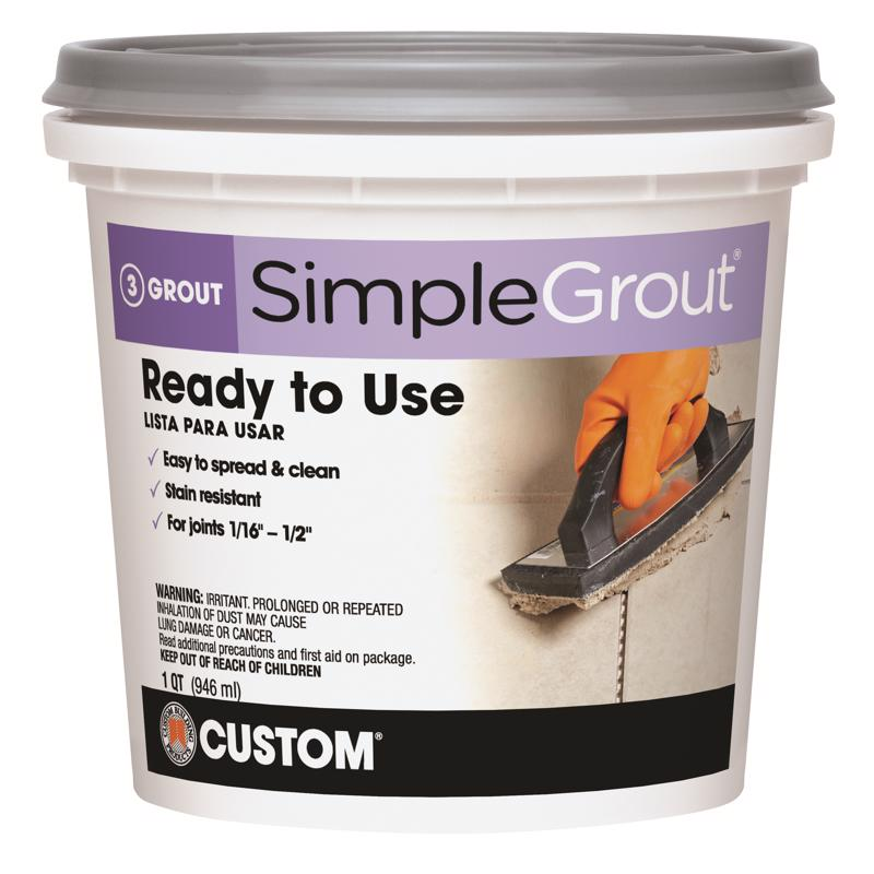 SimpleGrout Indoor Haystack Grout 1 qt - No. PMG380QT - Whitehead ...