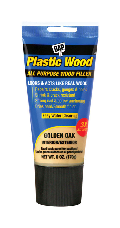 Plastic Wood Golden Oak Wood Filler 6 oz No. 7079800582 Whitehead