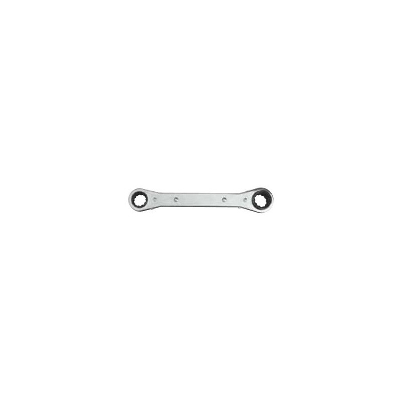 1/4" X 5/16" SAE Flat Ratcheting Box Wrench, 6 Point No. RB810