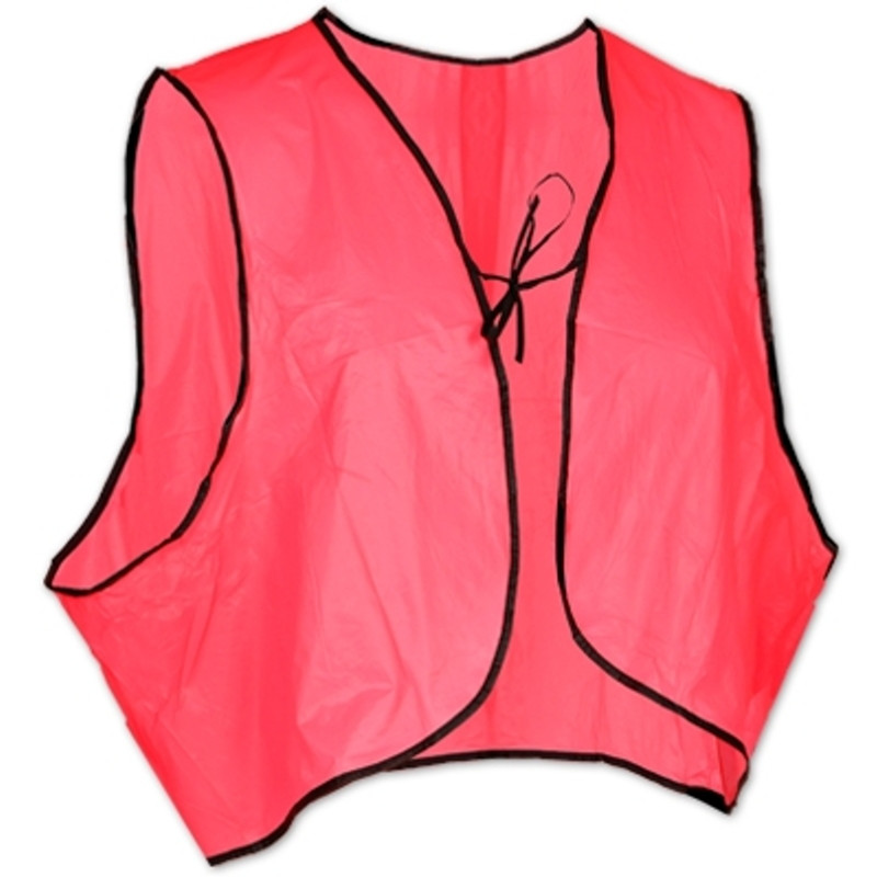 Vinyl Orange Disposable Safety Vest No. 19532C2 Whitehead