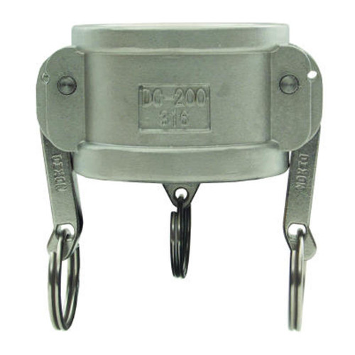 2" Stainless Global Type DC Dust Cap - No. G200-DC-SS 2" Stainless Global Type DC Dust Cap - No. G200-DC-SS