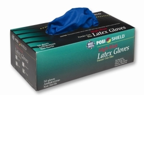PosiShield™ High Risk Powder Free Latex Glove, 50/BX - No. 2550 PosiShield™ High Risk Powder Free Latex Glove, 50/BX - No. 2550