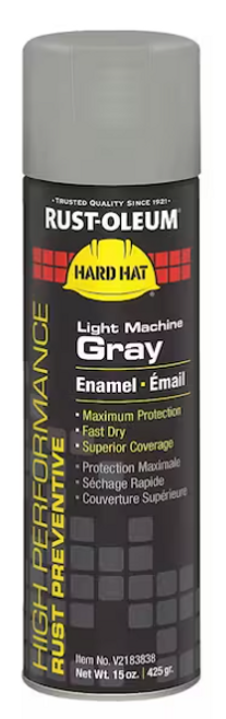 Light Machine Gray, V2100 System Enamel Aerosol, 15 oz. - No. V2183838 Light Machine Gray, V2100 System Enamel Aerosol, 15 oz. - No. V2183838