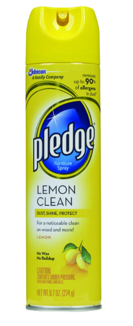 Furniture Polish, Aerosol Spray, Lemon, 9.7 oz - No. 72372