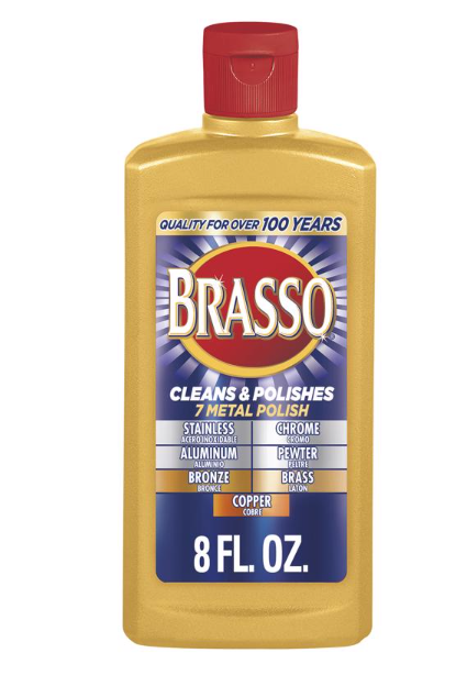 Metal Polish Bottle 8 oz Brand Brasso - No. 2660006200
