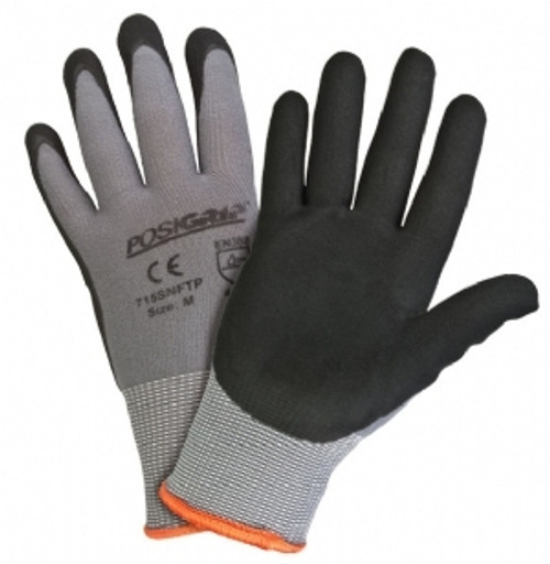 Spontex Technic 420 Black Neoprene Glove, Large Rubber Gloves