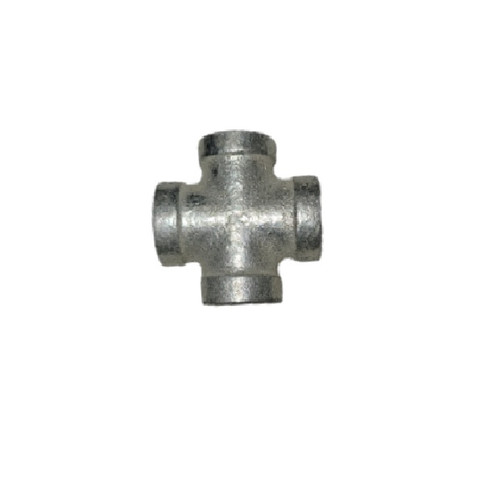 Galvanized Malleable Iron Cross, Class 150, Multiple Sizes