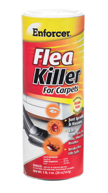Powder Flea and Insect Killer For Carpets, Island Rain, 20 oz - No. EFKIR20
